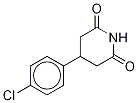 4-(4-Chlorophenyl)-2,6-piperidinedione-d4 구조식 이미지