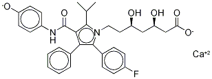 p-Hydroxyatorvastatin 구조식 이미지