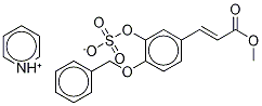 3-(4-Benzyloxy-4-O-sulfatephenyl)-2-propenoic Acid Methyl Ester PyridiniuM Salt 구조식 이미지