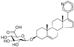 (3β)-17-(3-Pyridinyl)androsta-5,16-dien-3-ol β-D-Glucuronide Structure