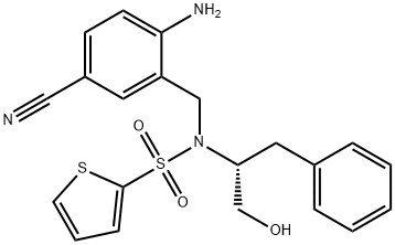 1798817-90-9 (R)-N-[(5-Cyano-2-aminophenyl)methyl]-N-[1-(hydroxymethyl)-2-phenylethyl]thiophene-2-sulfonamide