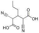 2,4-Dicyano-3-isobutyl-glutaric Acid  Structure