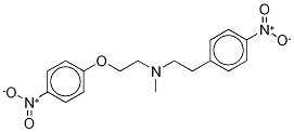 Methyl-(4-nitrophenylethyl)-(4-nitrophenoxyethyl-D4)amine 구조식 이미지