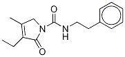 3-Ethyl-d5-2,5-dihydro-4-methyl-2-oxo-N-(2-phenylethyl)-1H-pyrrole-1-carboxamide 구조식 이미지