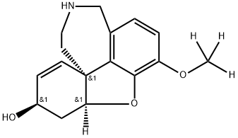 N-Desmethyl Galanthamine-O-methyl-d3 구조식 이미지