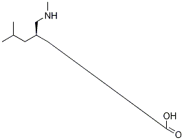 (S)-N-Methyl-d5 Pregabalin 구조식 이미지