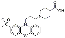 Metopimazine Acid-d6 구조식 이미지