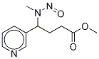 4-(Methylnitrosamino)-4-(3-pyridyl)butyric Acid Methyl Ester 구조식 이미지