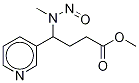 4-(Methylnitrosamino)-4-(3-pyridyl)butyric Acid Methyl Ester Structure