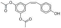 cis Resveratrol 3,5-Diacetate 구조식 이미지