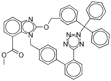 N-Trityl Candesartan Methyl Ester-d5 Structure