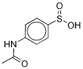 4-AcetaMidobenzenesulphinic Acid-d4 구조식 이미지