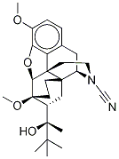 N-Cyano-3-O-Methyl Norbuprenorphine-d9 구조식 이미지