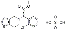 rac Clopidogrel-d7 Hydrogen Sulfate Structure