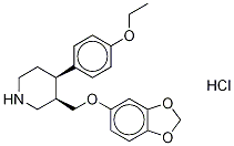 rac-trans-4-Defluoro-4-ethoxy Paroxetine Hydrochloride Structure