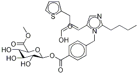 Eprosartan Acyl-β-D-glucuronide Methyl Ester Structure