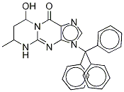 N-Trityl-4,6,7,8-tetrahydro-8-hydroxy-6-MethylpyriMido[1,2-a]purin-10(3H)-one 구조식 이미지