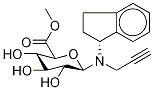 Rasagiline N-β-D-Glucuronide Methyl Ester 구조식 이미지