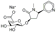 trans-3'-Hydroxy Cotinine-O-(4-deoxy-4,5-didehydro)-β-D-glucuronide SodiuM Salt 구조식 이미지