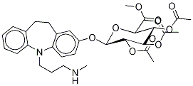 2-Hydroxy DesipraMine 2,3,4-Triacetate-β-D-glucopyranuronic Acid Methyl Ester 구조식 이미지