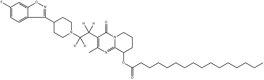 Paliperidone PalMitate-d4 Structure