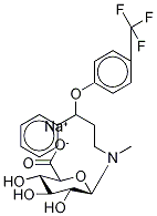 Fluoxetine N-β-D-Glucuronide SodiuM Salt Structure