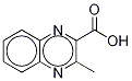 3-Methylquinoxaline-2-carboxylic Acid-d4 Structure