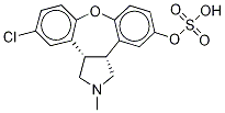 Asenapine 11-Hydroxysulfate-13CD3 Structure