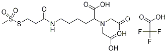 ETHYLMETHANETHIOSULFONATE-2-CARBOXY[(5’-AMINO-1’-CARBOXYPENTYL)IMINODIACETIC ACID] AMIDE, TRIFLUOROACETIC ACID SALT Structure