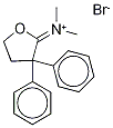Dimethyl-D6-(tetrahydro-3,3-diphenyl-2-furylidene)ammonium Bromide 구조식 이미지