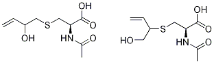 (R,S)-N-Acetyl-S-[1-(hydroxymethyl)-2-propen-1-yl)-L-cysteine + (R,S)-N-Acetyl-S-[2-hydroxy-3-buten-1-yl)-L-cysteine (Approximately 1:1 Mixture) 구조식 이미지
