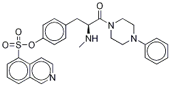 1-[(S)-O-(5-Isoquinolinesulfonyl)-N-methyltyrosyl]-4-phenyl-piperazine Structure