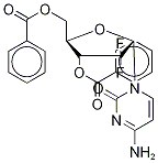 4-Amino-1-3,5-di-O-benzoyl-2-deoxy-2,2-difluoro-a-D-erythro-pentofuranosyl)-2(1H)-pyrimidinone-13C,15N2 Structure