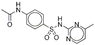 N-Acetylsulfamerazine-d4 Structure