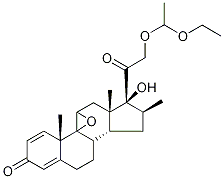 21-(1-Ethoxyethyl) Beclomethasone 9,11-Epoxide-d5 구조식 이미지