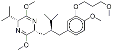 (2R,5R)-2,5-Dihydro-3,6-dimethoxy-2-[(2S)-2-[[4-methoxy-3-(3-methoxypropoxy)phenyl]methyl]-3-methylbutyl]-5-(1-methylethyl)pyrazine Structure