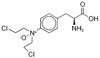 Melphalan-d8 N-Oxide 구조식 이미지