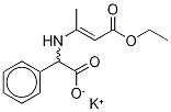 2-[N-(D,L-Phenylglycine-d5)]crotonic Acid Ethyl Ester Potassium Salt 구조식 이미지