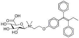 (E,Z)-Tamoxifen-d5 N-β-D-Glucuronide 구조식 이미지