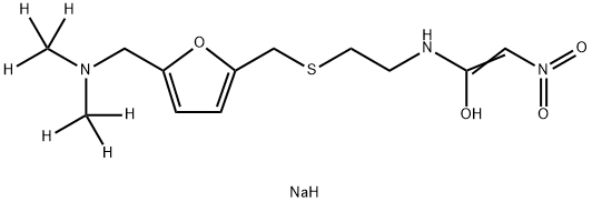 DeMethylaMino Ranitidine-d6 AcetaMide SodiuM Structure