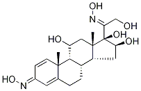 11β,16α,17α,21-Tetrahydroxypregna-1,4-diene-3,20-oxiMe 구조식 이미지