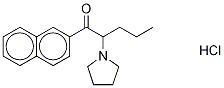 2-Naphthyl Pyrovalerone-d8 Hydrochloride Structure