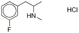 3-Fluoro MethaMphetaMine Hydrochloride Structure