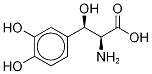 L-threo-Droxidopa-13C2,15N 구조식 이미지