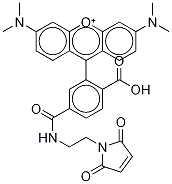 TetraMethyl RhodaMine-6-C2-MaleiMide 구조식 이미지