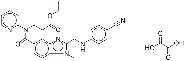 DeacetaMidine Cyano Dabigatran-d3 Ethyl Ester Oxalate 구조식 이미지