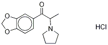 3',4'-Methylenedioxy-α-pyrrolidinopropiophenone-d8 Hydrochloride 구조식 이미지