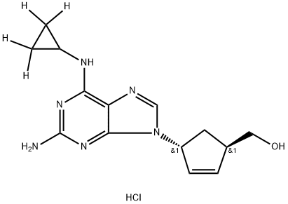 trans-Abacavir-d4 Hydrochloride 구조식 이미지