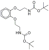 Catechol Bis(2-N-tert-butyl-carbonyloxy Ethyl Ether) Structure