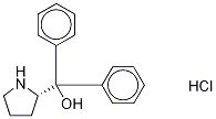 α,α-(Diphenyl-d10)-L-prolinol Hydrochloride Structure